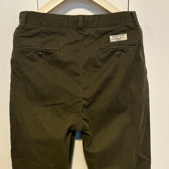 Vintage Polo Ralph Lauren Green Chinos 30 - Picture 3 of 7